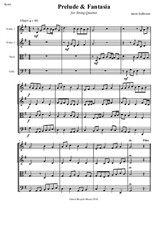 Prelude & Fantasia in G for String Quartet