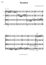Toccatina for String Quartet