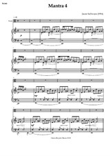 Mantra 4-für Viola und Klavier